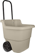 suncast-resin-155-gallon-multi-purpose-cart-with-wheels-brown-taupe-durable-utility-cart-8170
