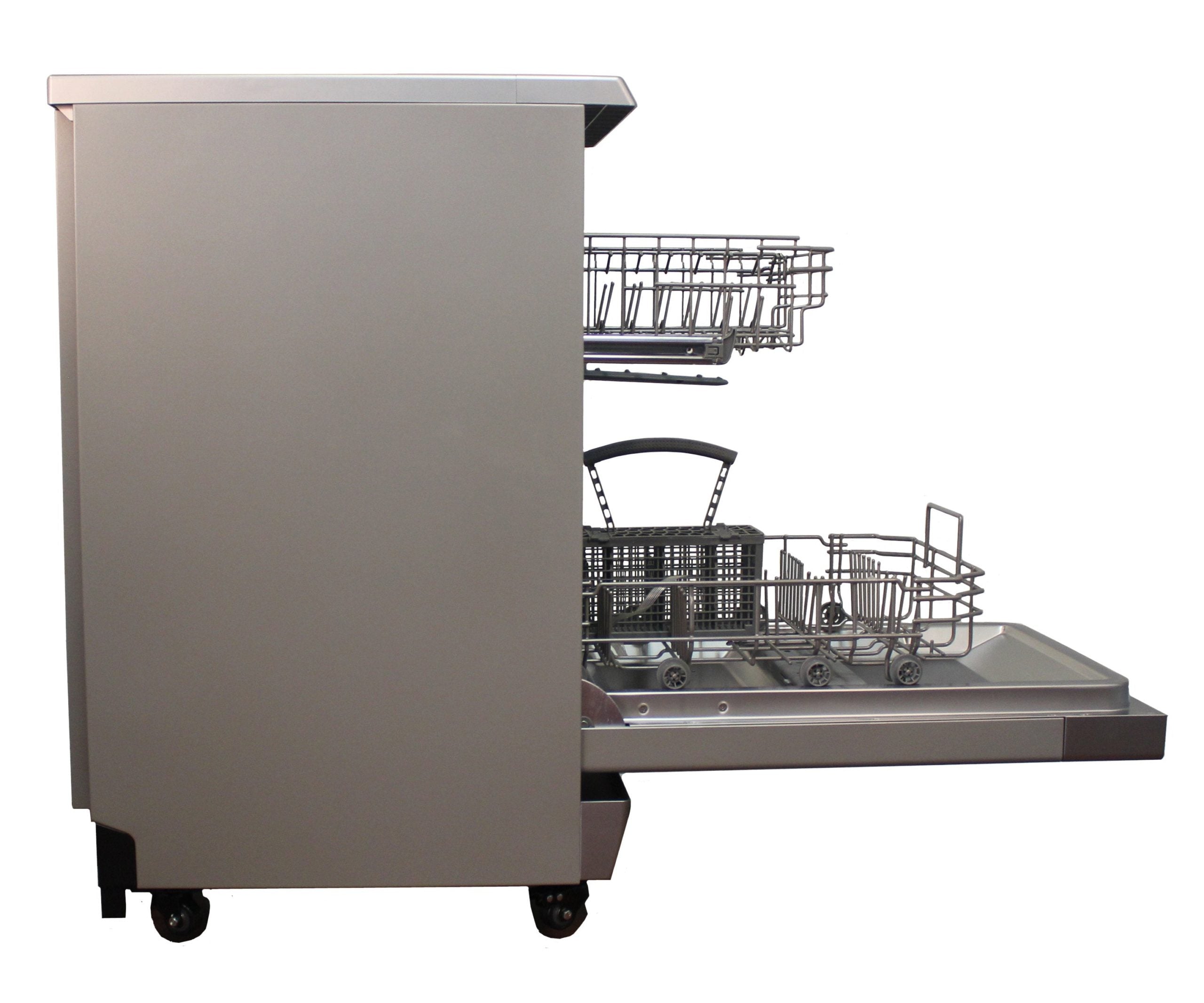 sunpentown-18-portable-dishwasher-stainless-steel-energy-star-8-place-settings-quick-connect-adjustable-rack-8354
