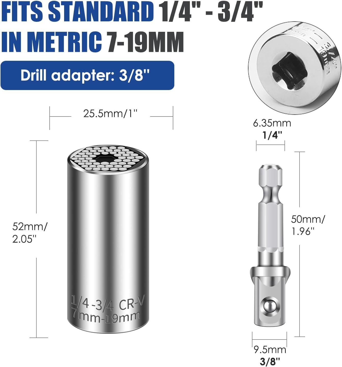 universal-socket-set-4pcsmulti-function-chrome-vanadium-steel-tool-kit-with-drill-adapters-for-7-32mm-nuts-4353
