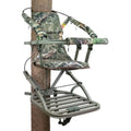 Summit Viper SD Climbing Treestand - Lightweight Aluminum, Foam-Padded Seat, 300 lbs Capacity, Safety Harness Included