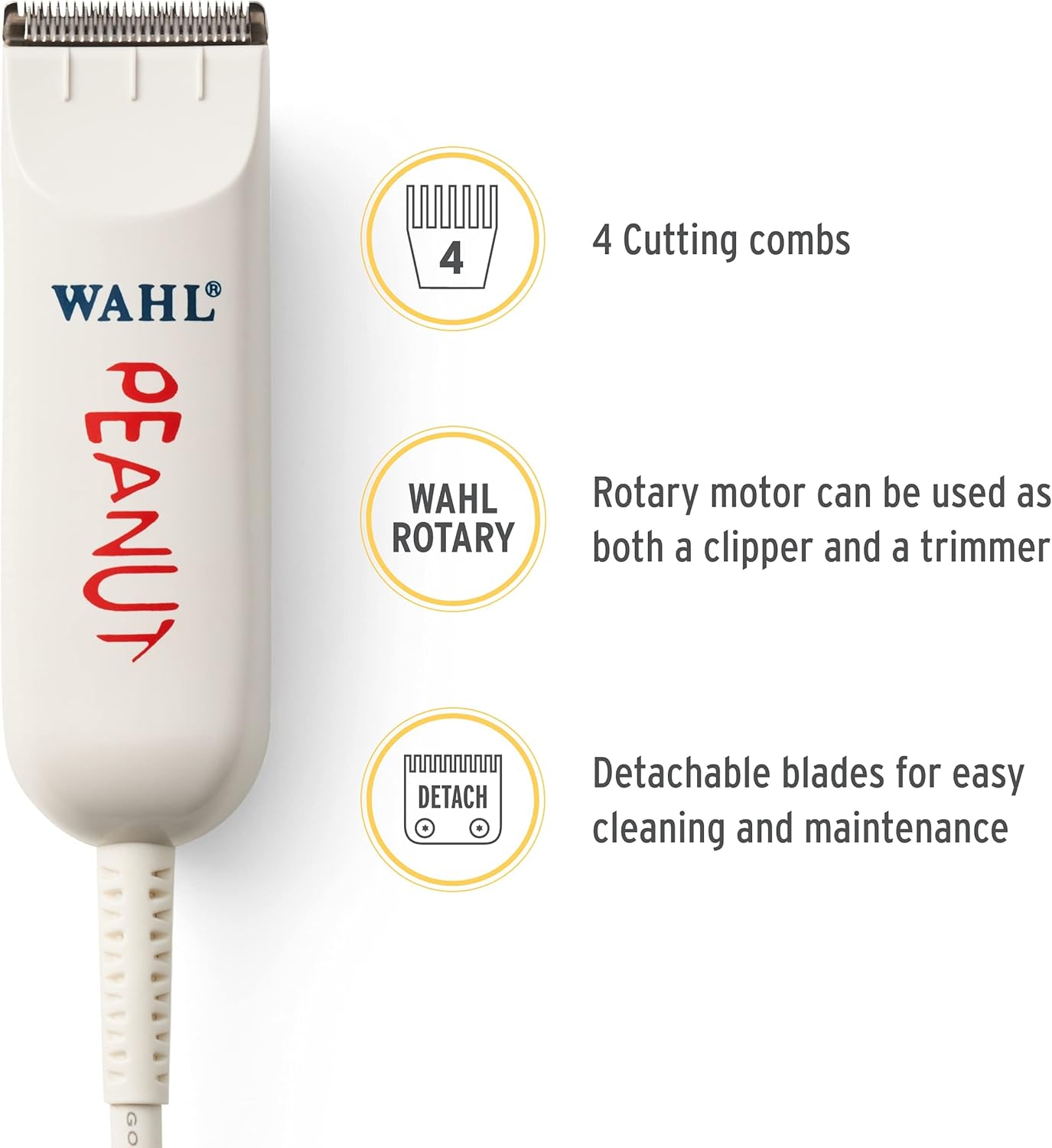 wahl-professional-classic-white-peanut-beard-trimmer-hair-clipper-kit-with-4-guide-combs-9102